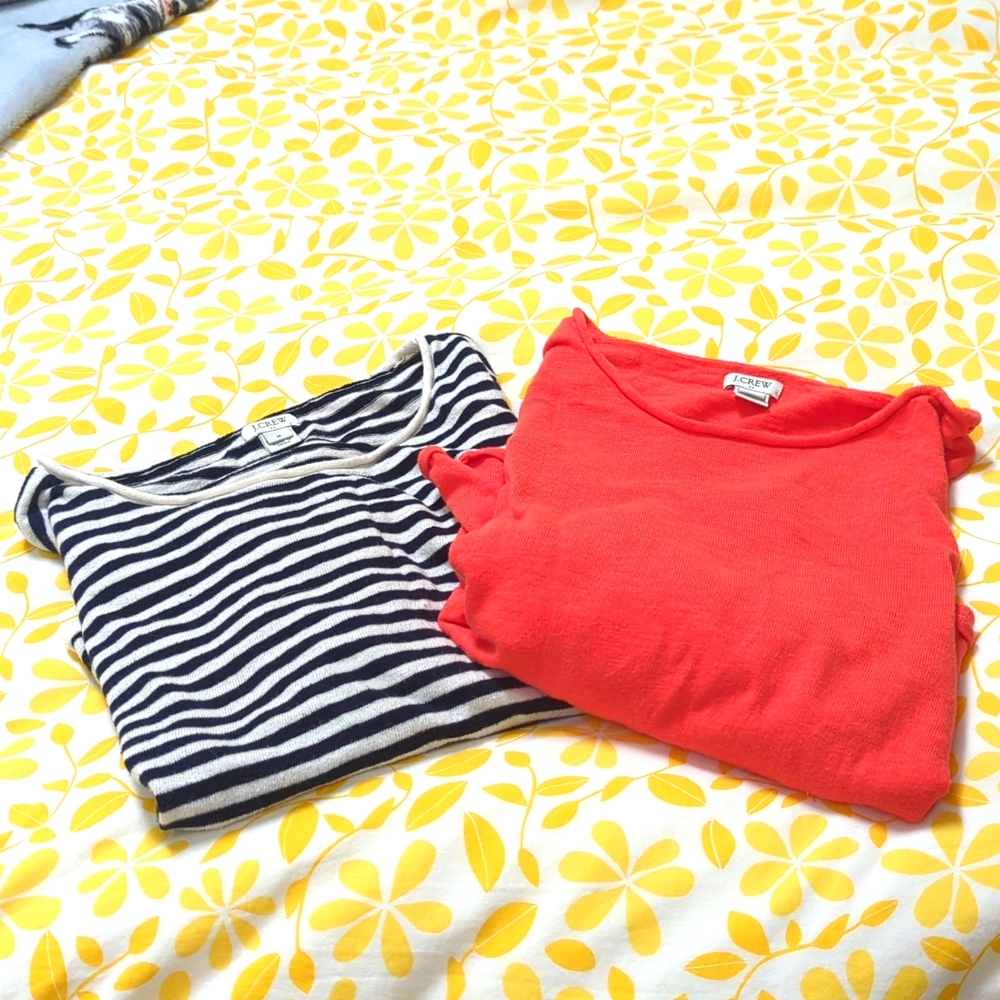 J Crew Mercantile cotton sweaters